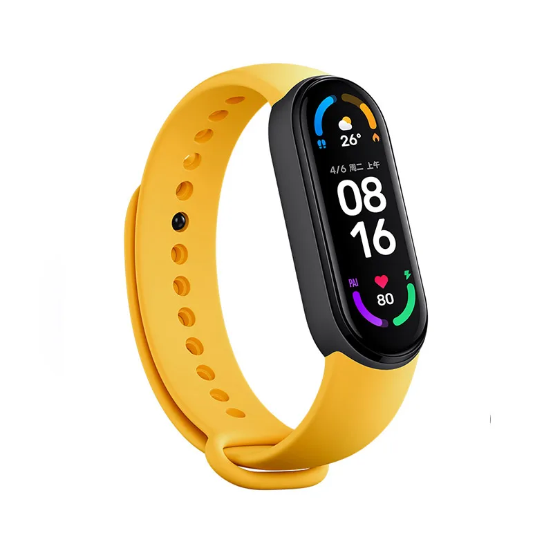 Original Xiaomi Mi Band 6 Strap Silicone Wristband Bracelet