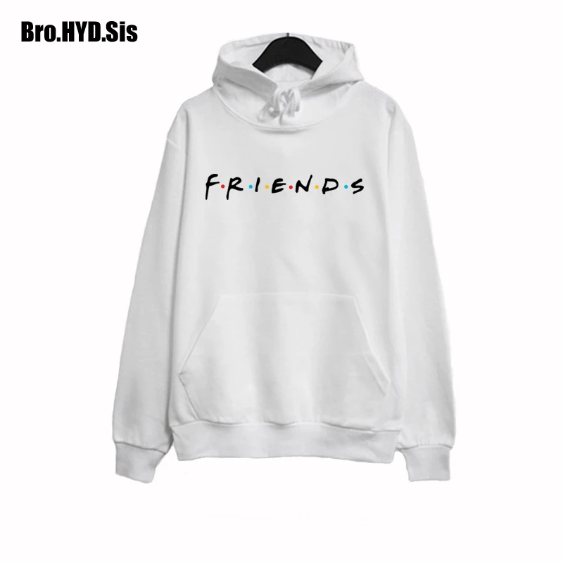  2020 Spring Friends Letter Print Hoodies Women Sweatshirts Harajuku Hooded Sweats Long Sleeve Women