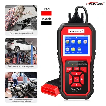 

Konnwei KW850 OBD2 Scanner Multi-langauage Automotive Scanner Live Data Car Tools EOBD OBD Diagnostic OBD 2 Code Reader