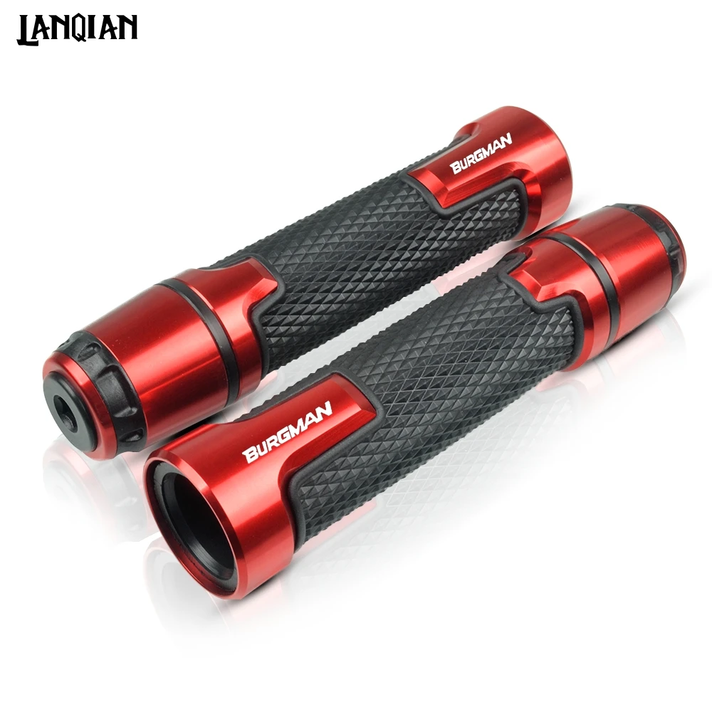 Для Suzuki BURGMAN 7/8, мотоциклетные ручки на руль, рукоятка Burgman 650 400 125 200 AN650 AN400 AN125 AN200, аксессуары