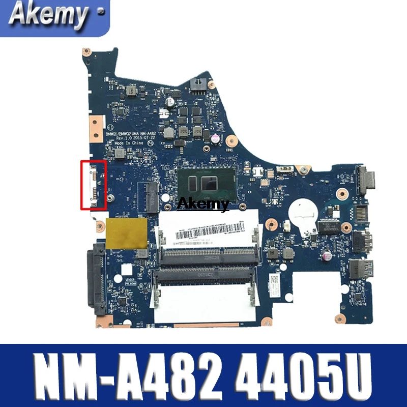 

Genuine New BMWQ1/BMWQ2 NM-A482 mainboard For Lenovo Ideapad 300-15isk Laptop Motherboard with intel 4405 cpu