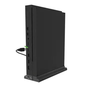 

Vertical Stand Host Cooling Fan Stand Holder External Cooler 3 USB Ports Fans for X-box One X Game Console