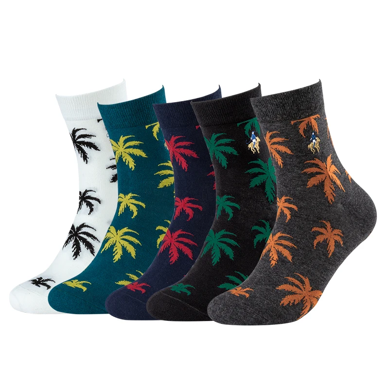 

2019 New PIER POLO Men's Business Brand Socks Autumn&Winter Breathable warmth Cotton Harajuku Men Sock men's funny gift socks