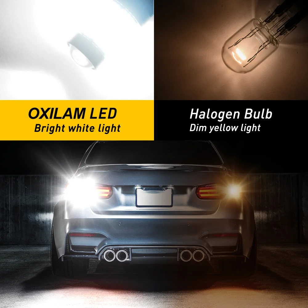 OXILAM 2x 1400LM супер яркий светодиодный светильник T20 7443 W21/5 Вт для Lada Kalina Granta Vesta