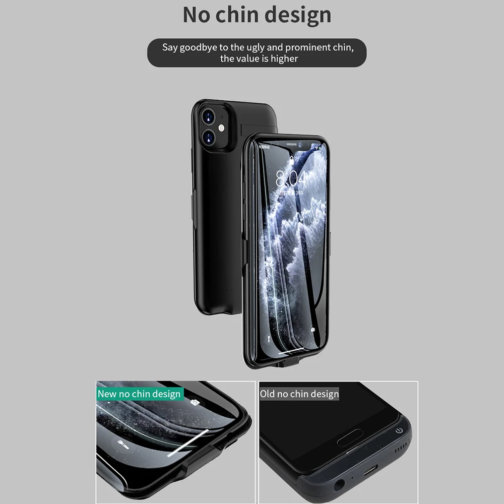 10000 мАч для Iphone 11 11 Pro 11 Pro Max чехол для аккумулятора Внешнее зарядное устройство Внешний аккумулятор