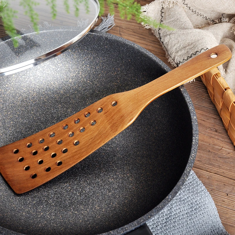 

Wooden Spatula Wood Shovel For Non-stick Pan Rice Spoon Kitchen Cooking Tool Wooden Spatula Cookware Kitchen Accessories Gadgets