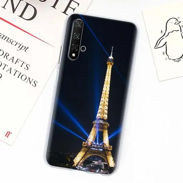 Лондонский Париж Эйфелева башня Франция чехол для телефона для Honor 8X 9X 8A Pro 8C 8S Play 3e Honor 20 Pro 10 20 Lite 20i жесткий чехол - Цвет: H10