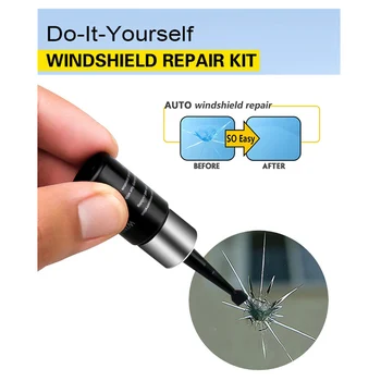 

Auto Glass Scratch Crack Restore Tool Car Windshield Repair Resin Kit DIY Car Window Repair Tools Window glass Curing Glue