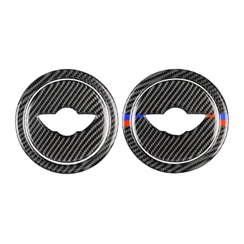 

Carbon Fiber Steering Wheel Stickers Cover Trim for Mini Cooper Clubman R55 R56 Countryman R60 Paceman R61 Accessories