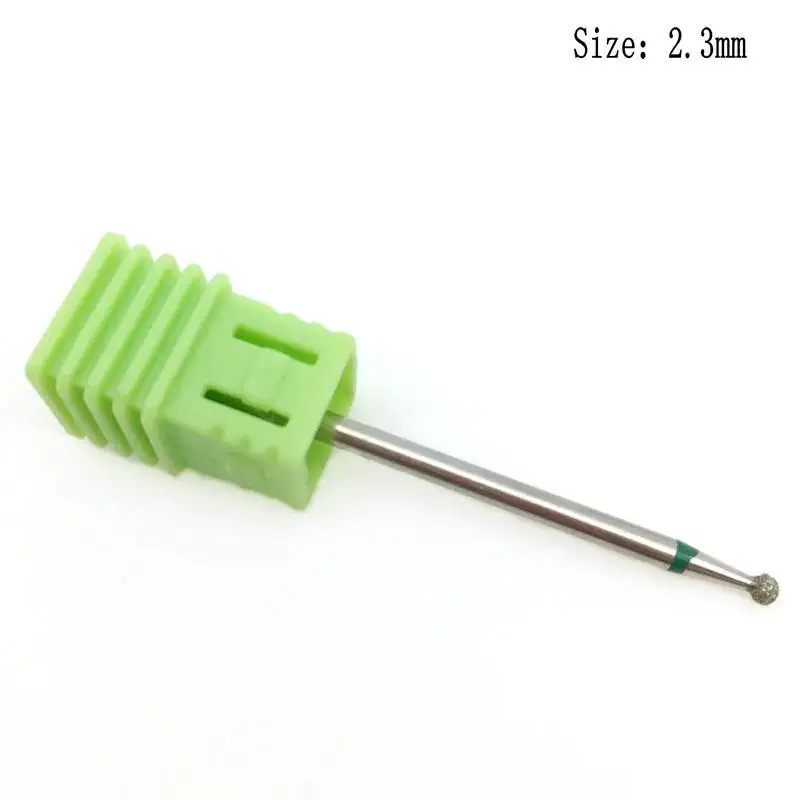 6 Type Round Diamond Nail Drill Bits Rotary Drill For Manicure Electric Machine Accessories Nail Files Cutter Tools