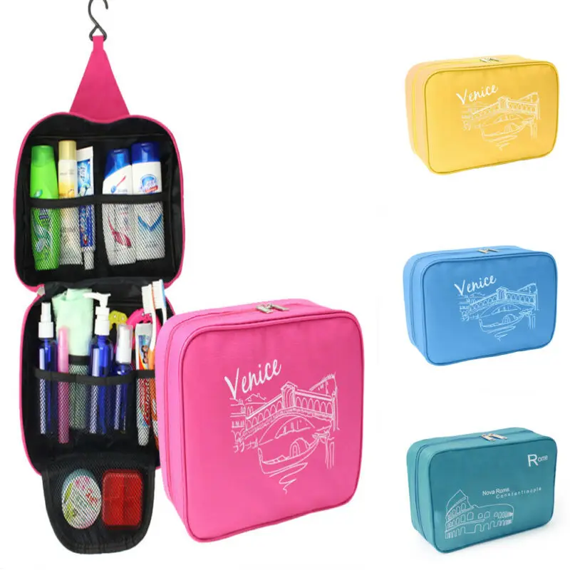 Hot Waterproof Travel Carry Makeup Bag Toiletry Wash Case Hanging Organizer Storage Cosmetic MakeUp Pouch | Дом и сад