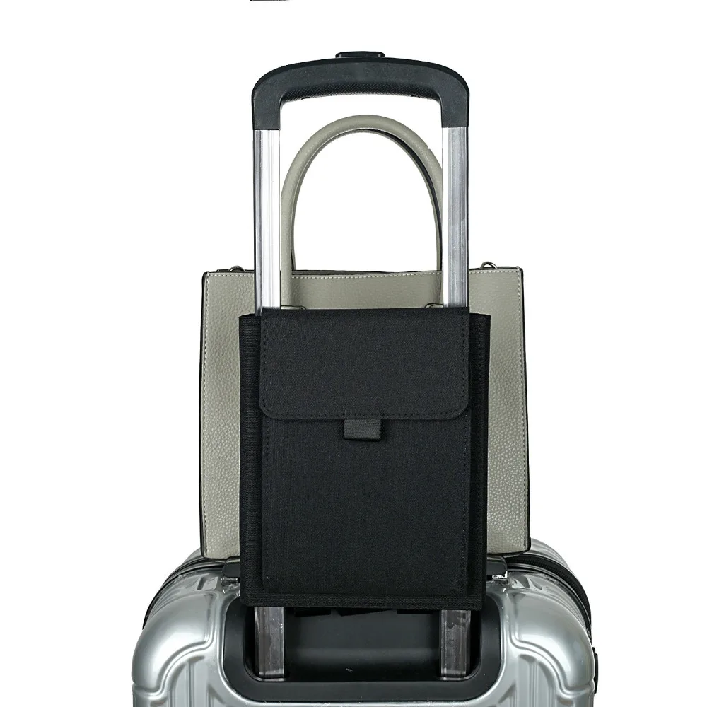 Креативный складной багажный ремень с карманом подходит для паспорта Авиаперелета, чемодан Регулируемый фиксированный ремень, отлично