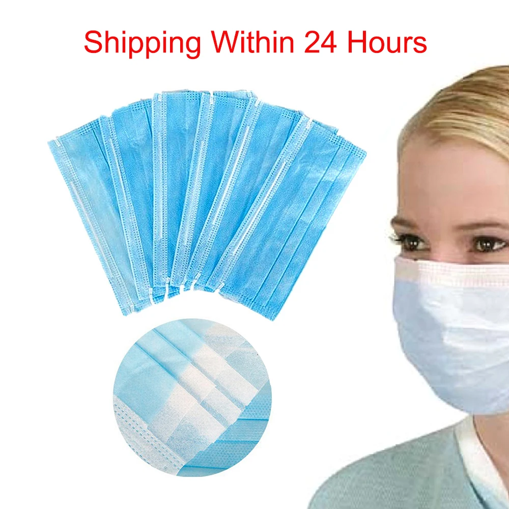 

Mouth Dust Mask Disposable Anti-Bacterial Anti-Virus Face Mask 3-Ply Elastic Anti-influenza Anti-Virus Anti Haze Protective Mask