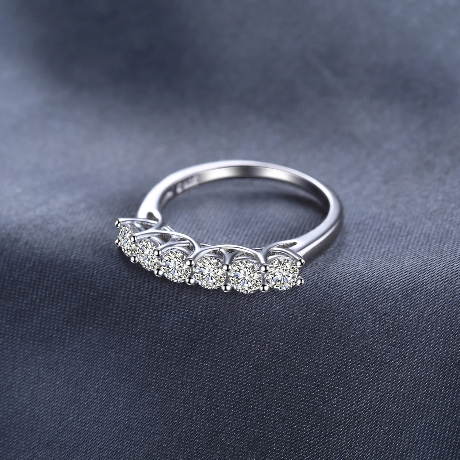 Женское кольцо из стерлингового серебра 925 пробы JewelryPalace CZ обручальное на