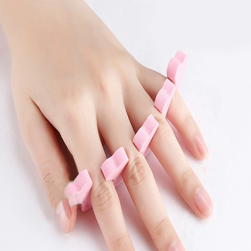 2pcs = 1pair Toe Separators Finger Foot Sponge Soft Gel UV Tools Salon Polish Manicure Pedicure Nail Art Tools F413 nail art tools toe separators toe spreader finger toe separator