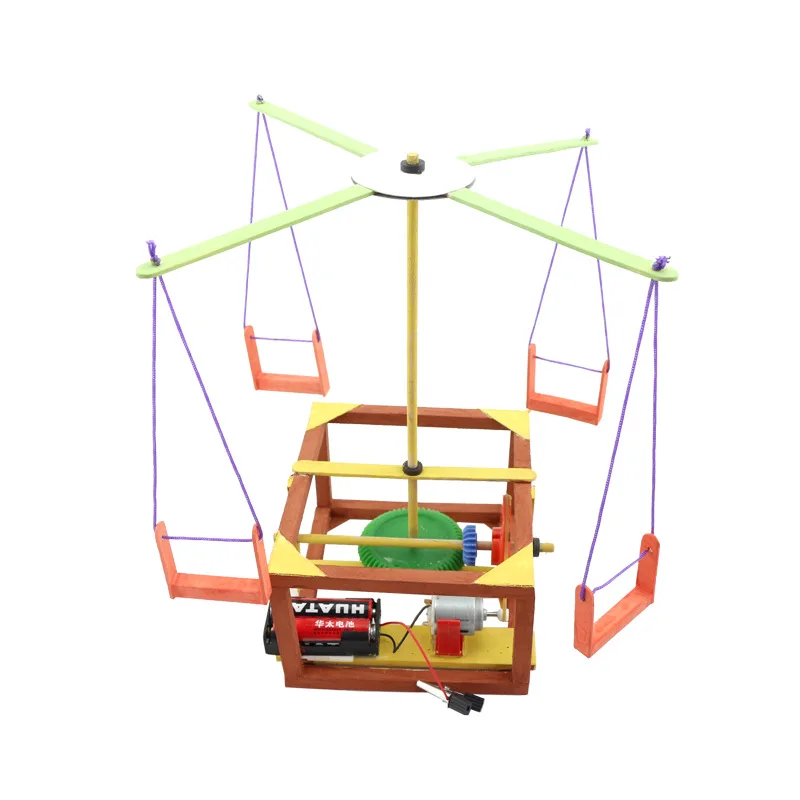 

Science And Technology Small Production Joy Turntable Merry-go-round Large Children's Handmade Creative Assembled Model Material