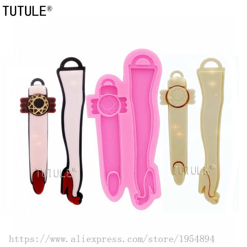 

Finger beautiful leg Fondant silicone mold,Shiny Glossy Keychain Mold,DIY Epoxy Resin Craft Polymer Clay earring keychain mould