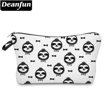 

Deanfun Cute Sloth Cosmetic Bag Bow Pattern Zipper Waterproof Purse Bags Women Fashion Makeup Bag 52154