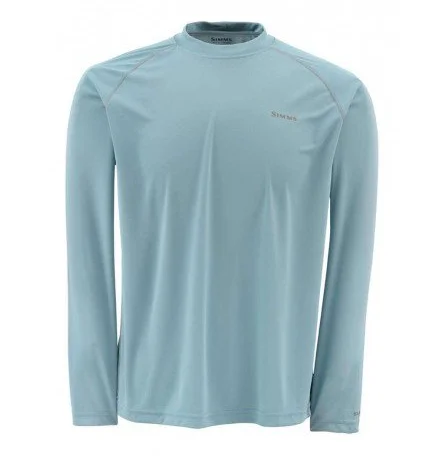 light blue Мужские профессиональные рубашки для рыбалки с длинным рукавом, рубашки для быстрой носки UPF50+ рубашки для улицы - Цвет: light blue