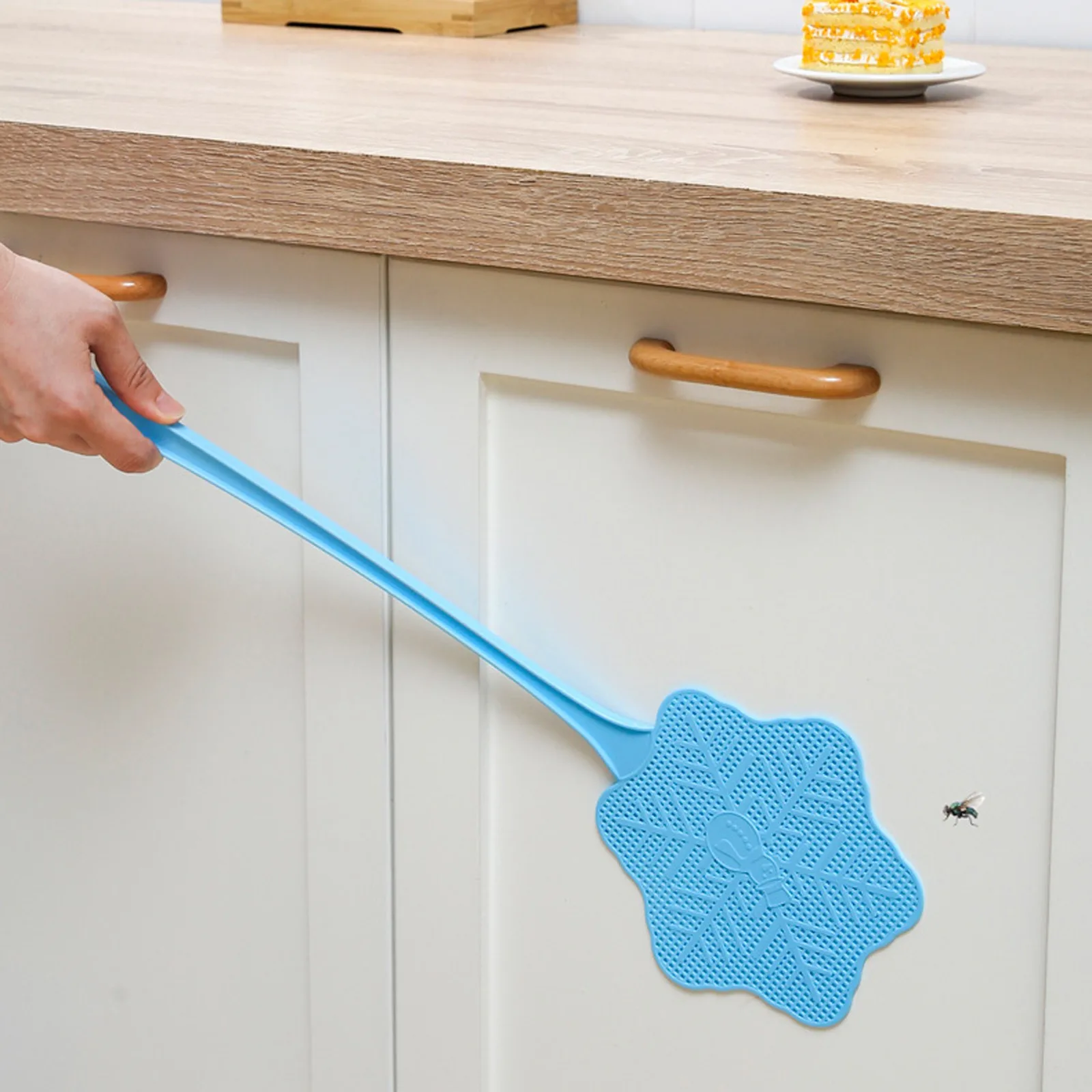 Fly Swatter Funny Flower Shaped Fly Swatters Durable Colorful Indoor