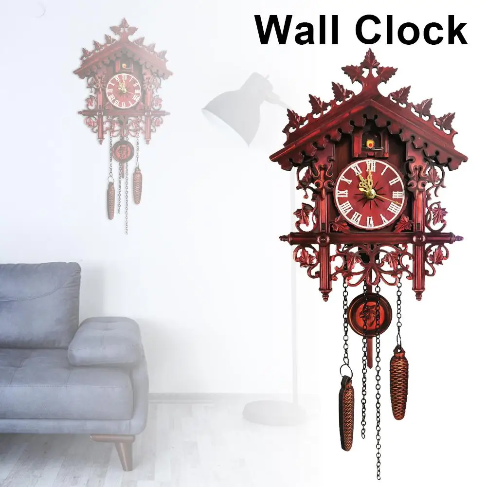 Настенные часы черный лес деревянные часы с огурцом ручной работы часы с огурцом домашний декор