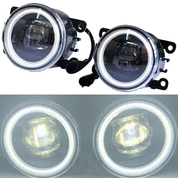 

For Renault Kangoo Express FW0 FW1 Box 2008-2015 Car H11 LED Fog Light Assembly Angel Eye DRL Daytime Running Light 12V