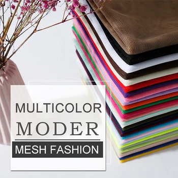 

10meter Soft Tulle Gauze Mosquito Net Cloth 27 Colors Encryption Mosquito Net Costume Gauze Tulle Roll Handmade DIY Fabric A055