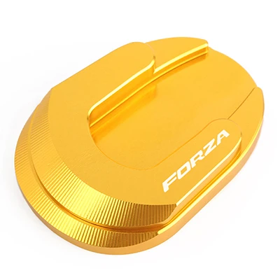 gold Для HONDA Forza 125 250 300 MF13 17-19 аксессуары для мотоциклов подставка для ног Расслабление ног боковая подставка удлинитель опорная пластина - Цвет: gold