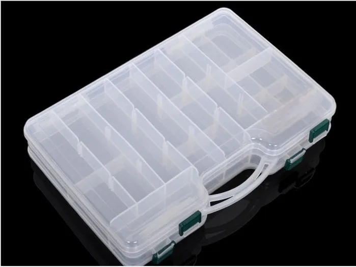 

Double Layer Lure Box Tool Box Toolbox Hard Bait Box Artificial Bait Double-Sided Portable Box Carrying Case
