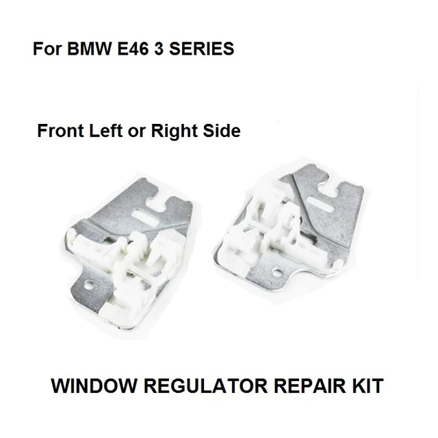 Window Metal Slider For Bmw E46 3 Series Window Regulator Repair Clips With  Metal Slider Front Right Or Left 98-13 - Window Lever & Window Winding  Handles - AliExpress