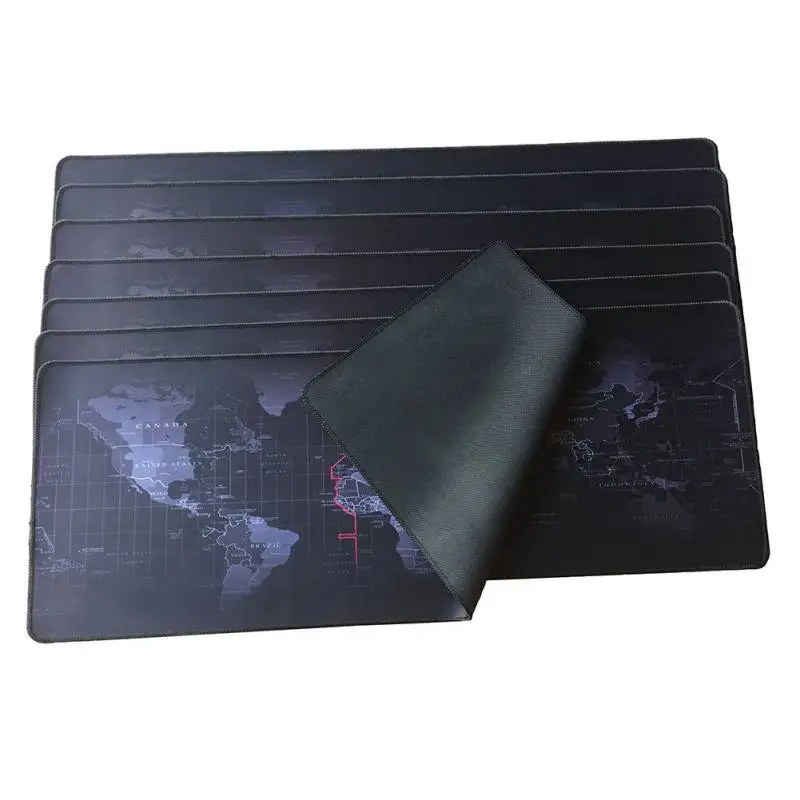 11 Anti Slip Rubber World Map Rubber Game Mouse Pad Mat Laptop Large Speed Gaming Mousepad 90*40cm 80*30cm