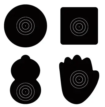 

10pcs/lot high quality Electrode Pads Tens Acupuncture Digital Therapy Slimming Body Massager low Frequency use 300-400 times