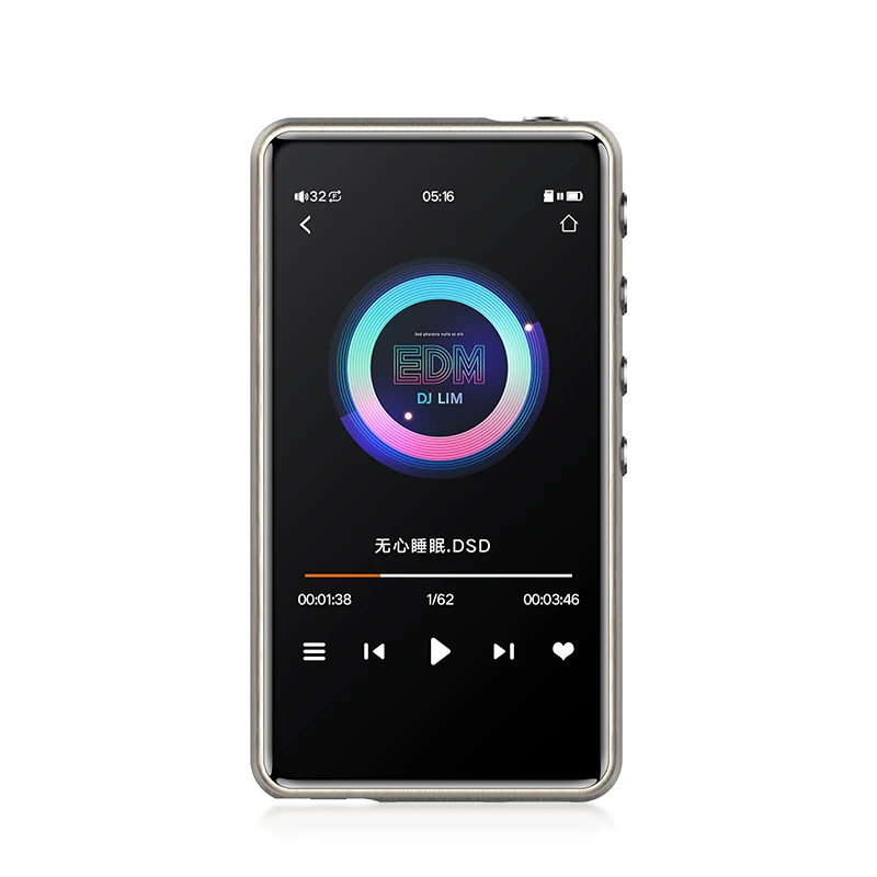 JWM 115 Смарт DSD мастеринг MP3 плеер Профессиональный без потерь HiFi переносной