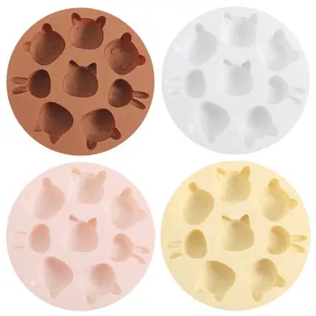 

7 Cavity Cartoon Silicone Mold Ice Cream Fondant Cake Mould Cookie Baking Tool