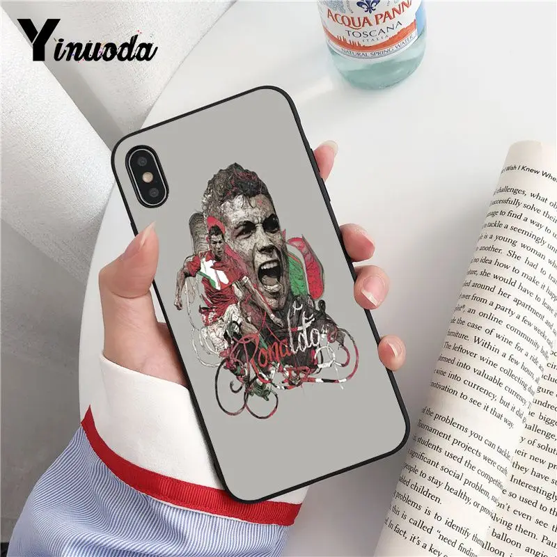 Yinuoda Ronaldo Luiz Nazario De Lima TPU черный чехол для телефона iPhone 6S 6plus 7 7plus 8 8Plus X Xs MAX 5 5S XR