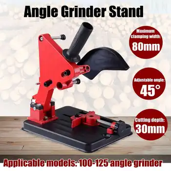 

For 100-125 Cutter Angle Grinder Wood Power Tool Accessory Angle Grinder Stand Iron Base Angle Grinder Bracket Holder Support