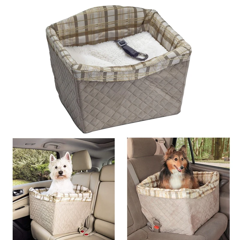 Solvit Jumbo Pet безопасное сиденье для зажим для собак-на вожжи-ходунки-карман для хранения молнии-идеально подходит для маленьких и средних домашних животных до 15