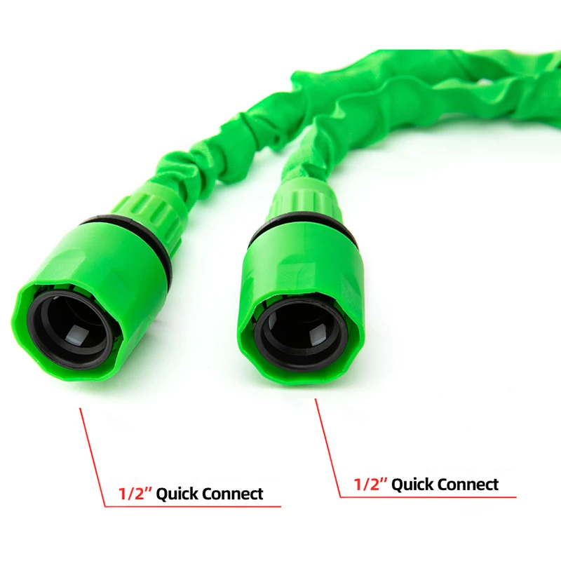 Expandable Magic Flexible Garden Hose Plastic Pipe with Spray Gun Irrigation Water Hose High Pressure Car Wash Spray Hose Reel