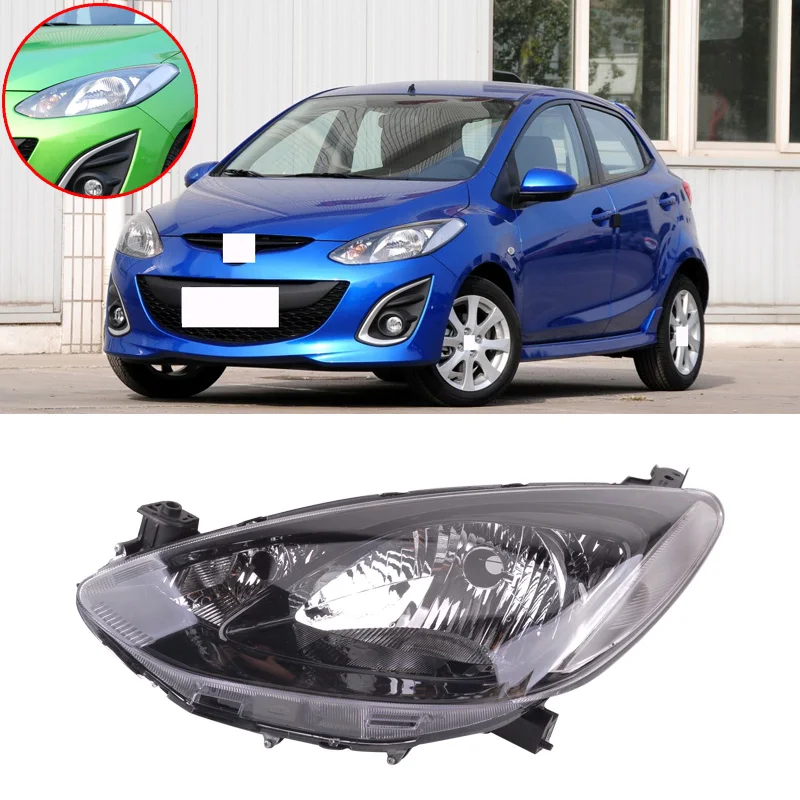CAPQX для Mazda 2 Mazda2 2008 2013 Высокое качество переднего бампера головной свет лампы