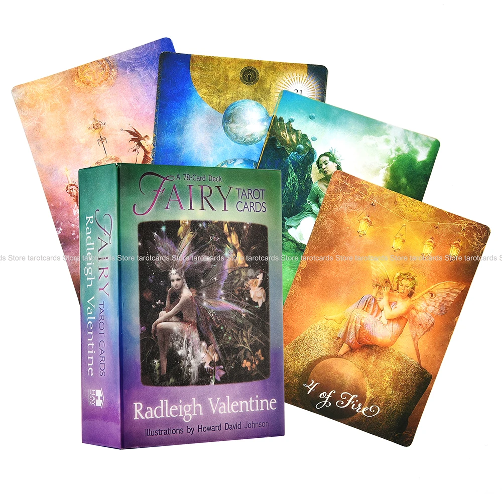 

Fairy Tarot Cards A 78 Card Deck Radleigh Valentine lllustrations High Quality Board Oracle Party Game Divination