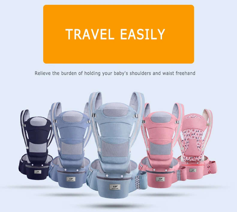 Breathable Ergonomic Baby Carrier Infant Baby Hipseat Carrier 3 In 1 Front Facing Ergonomic Kangaroo Baby Wrap Sling 0-48 Month Breathable Ergonomic Baby Carrier Infant Baby Hipseat Carrier 3 In 1 Front Facing Ergonomic Kangaroo Baby Wrap Sling 0-48 Month