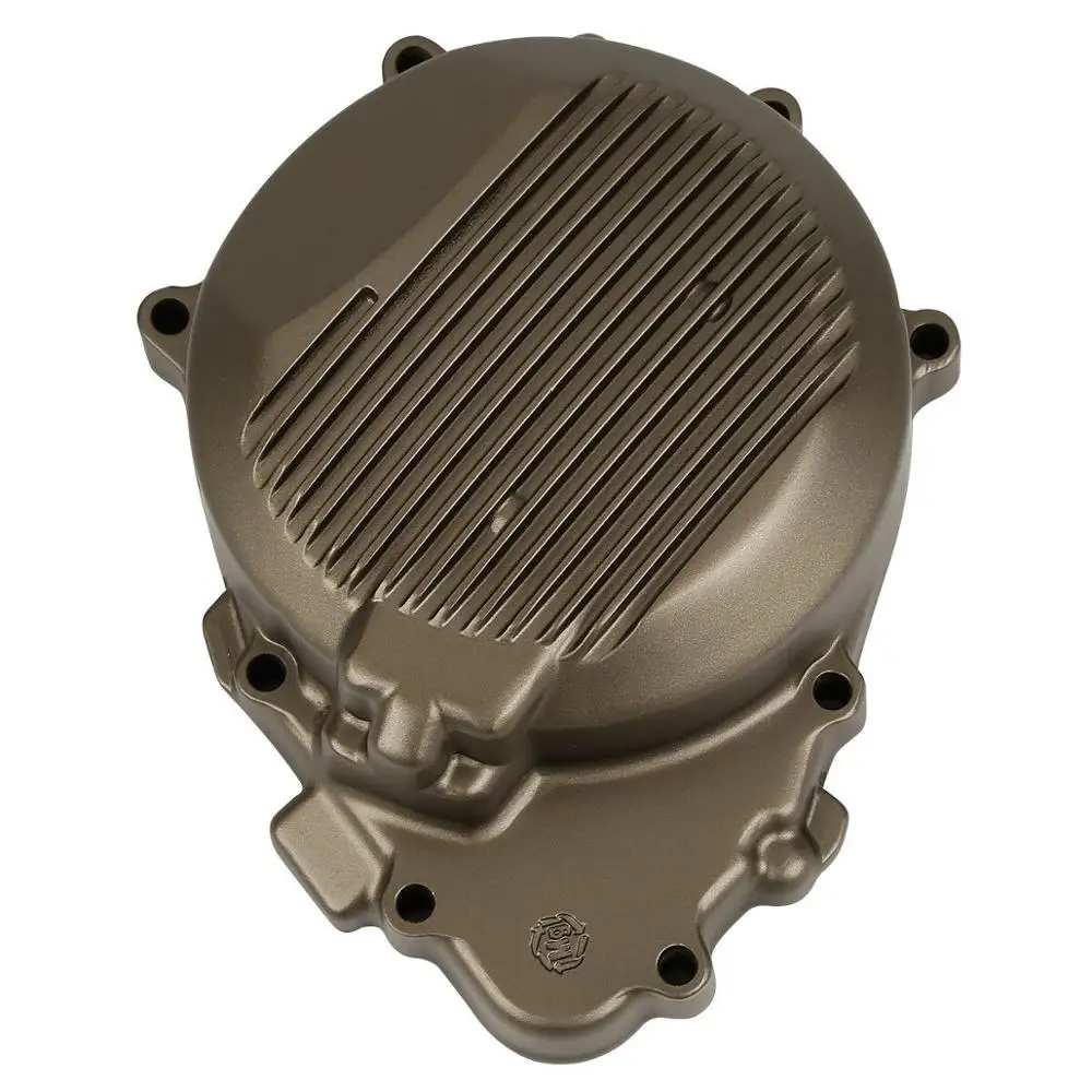Motorcycle Left Stator Engine Crankcase Cover For Kawasaki Ninja ZX6R 1998-2002 ZZR600 2005-2008