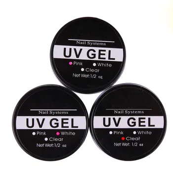 

1 pcs 15ML Poly Gel Extension Builder Gel Nail Polish Pink Clear White Acrylic Poly Gel Hybrid Varnish Primer for Nails Art