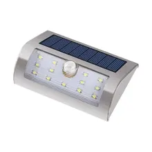 Солнечный светильник 13led водонепроницаемый наружный индукционный настенный светильник из нержавеющей стали для человеческого тела уличный светильник для сада