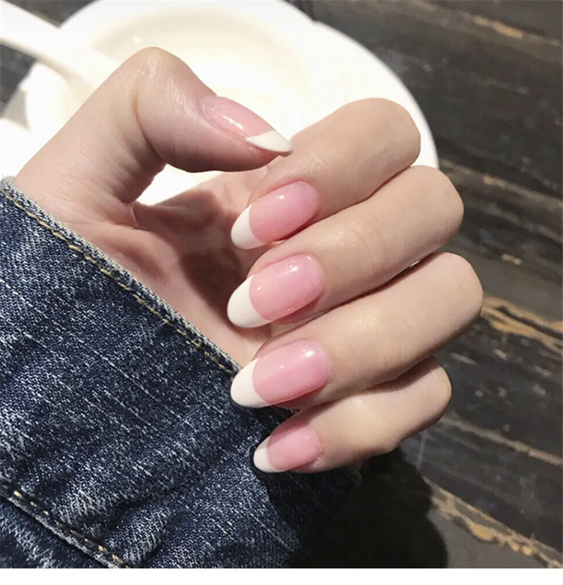 DIY Модные накладные ногти 24 шт/партия готовые предварительно дизайнерские полные акриловые накладные ногти 3D Советы Искусственные накладные ногти 28 цветов на выбор