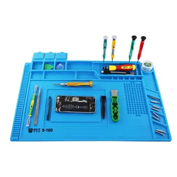 

Practical Heat-resistant Heat Gun Silicone Soldering Station Repairing Insulation Pad Phone PC Repair Tool Supplies