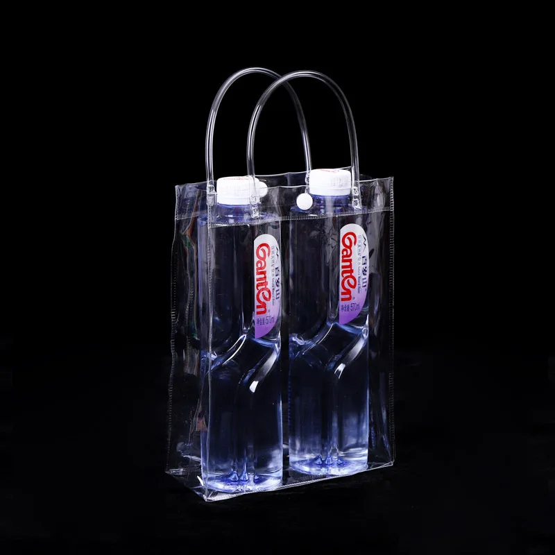 100 Teile/los 18 Größe Transparent weiche PVC Geschenk Tote Verpackung Taschen Mit Hand Schleife Klare Kunststoff Handtasche Kosmetik Tasche Großhandel – Detail 2