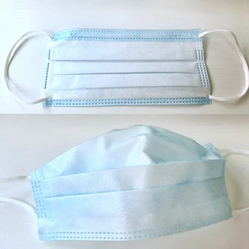 

10Pcs/Lot Disposable Anti-Dust Safety Breathable Mouth Mask Ear Loop Face Masks 3 Layers Thicken Nonwoven Mask