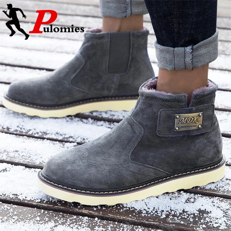 mens slip on ankle boots