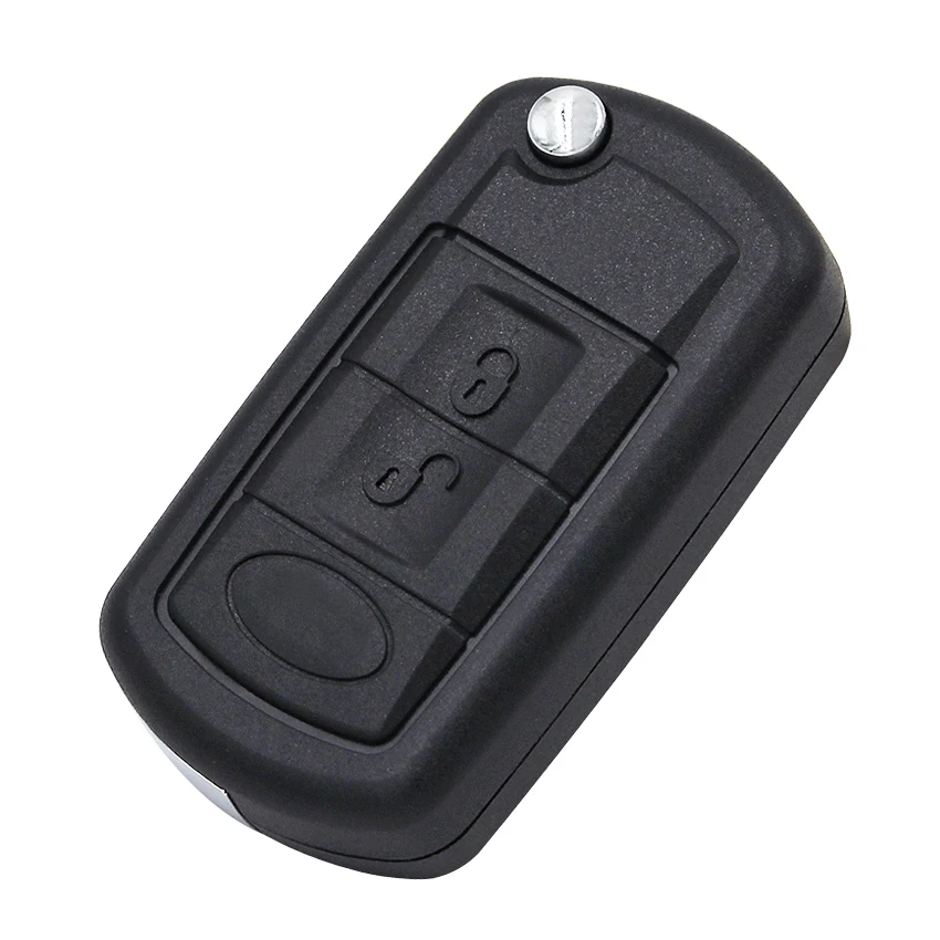 Складной чехол для ключей LAND ROVER Range Rover Sport LR3 Discovery Flip Fob 3 BTN HU101 B с логотипом|Ключ от
